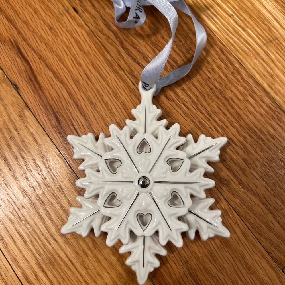 - Pandora snowflake ornament